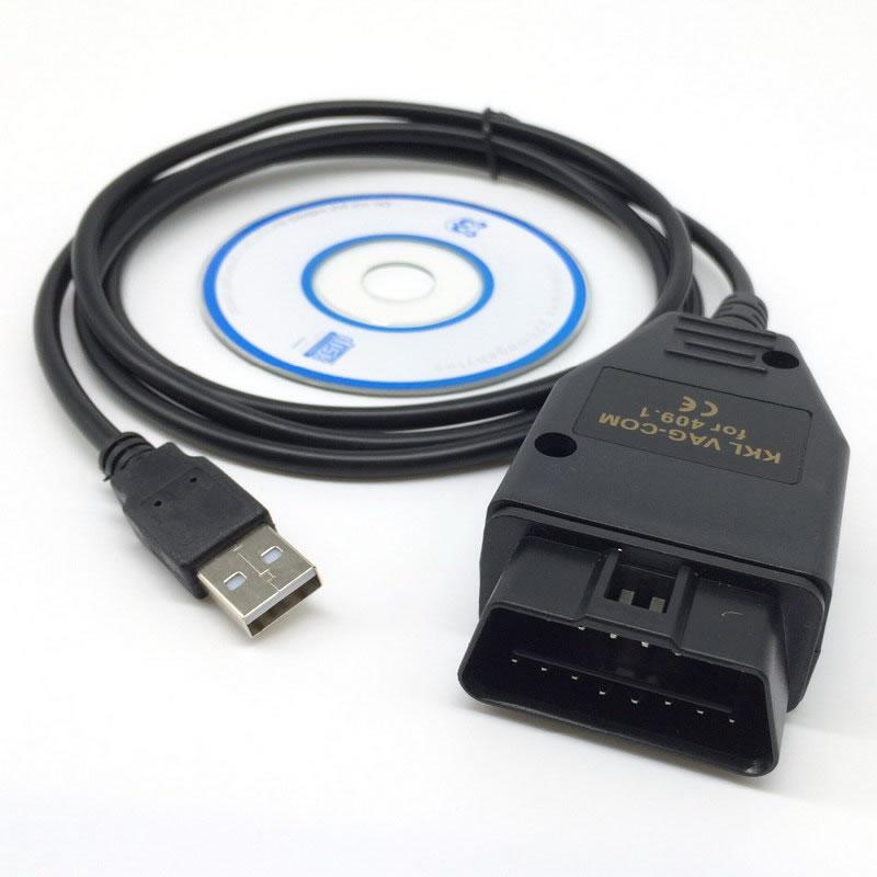 VAG 409 VAG - COM 409.1 VAG COM 409.1 KKL OBD2 USB кабельный сканер диагностический интерфейс