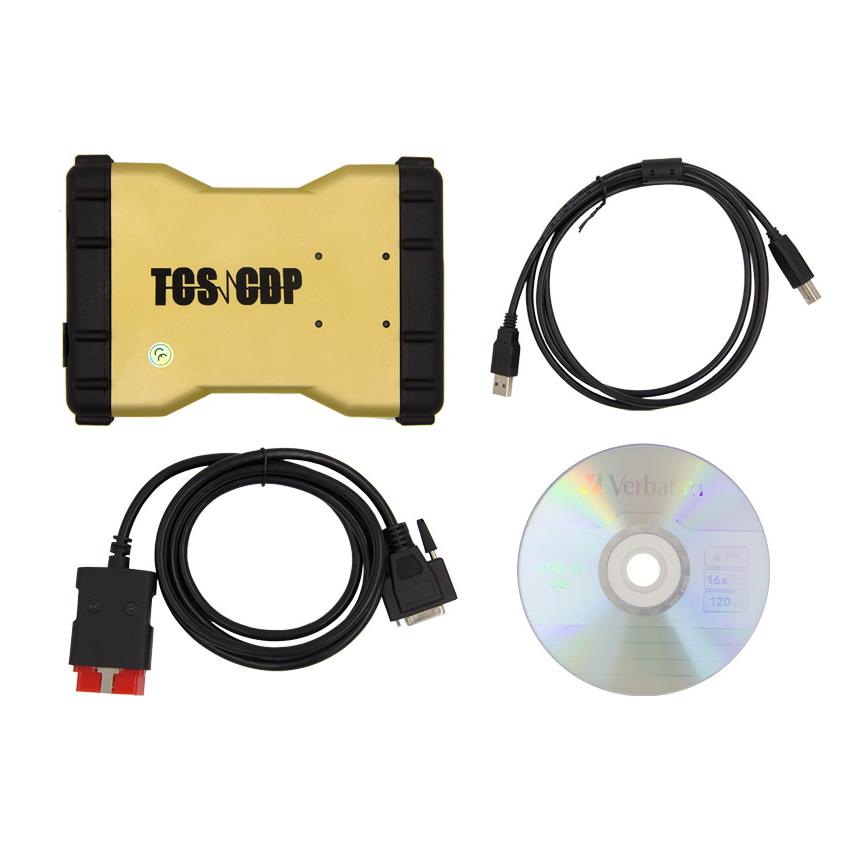 Продвижение V2016.1 Новый TCS CDP + Автоматический Диагностический Инструмент Желтый Версия С Bluetooth