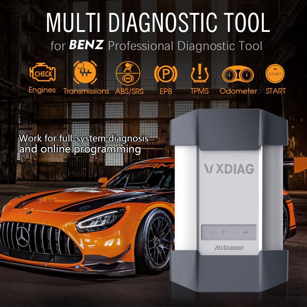 VXDIAG Benz C6 Star VXDIAG Мульти диагностический инструмент для Mercedes без жесткого диска