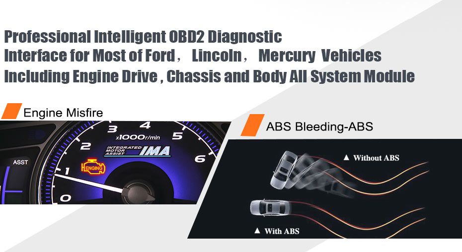 Ford EPB DPF ABS SRS FD + OBDII мульти - сканирующее средство Autophix 7710 