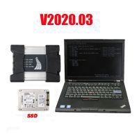 V2020.03 BMW ICOM Next A+B+C Diagnosis with Second Hand Lenovo T410 Laptop I5 CPU 4GB No Needs Activation