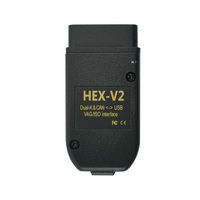 HEX-V2 HEX V2 Dual K & CAN USB VAG Car Diagnostic interface V19.6 for Volkswagen Audi Seat Skoda
