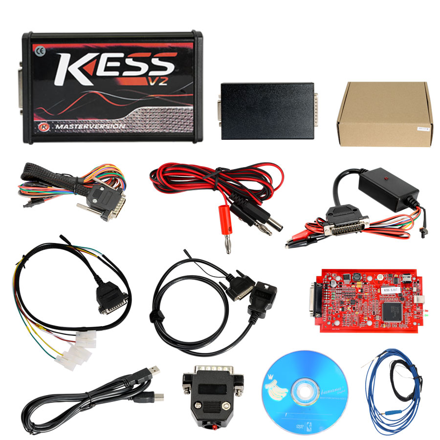 Программа KESS V2 ECU версии V5.017EU и красная сетевая версия PCB поддерживают 140 протоколов без каких - либо ограничений