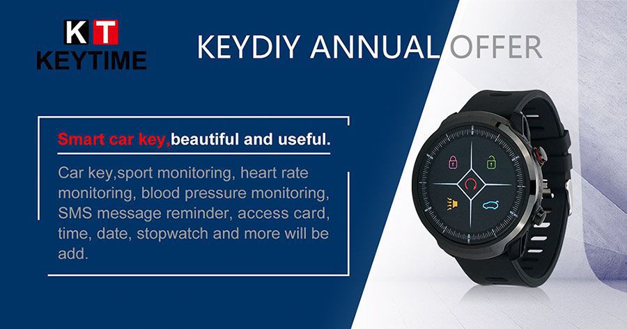 оригинальные KEYDIY KD интеллектуальные часы KD - SW01 кварцевая гидроизоляция