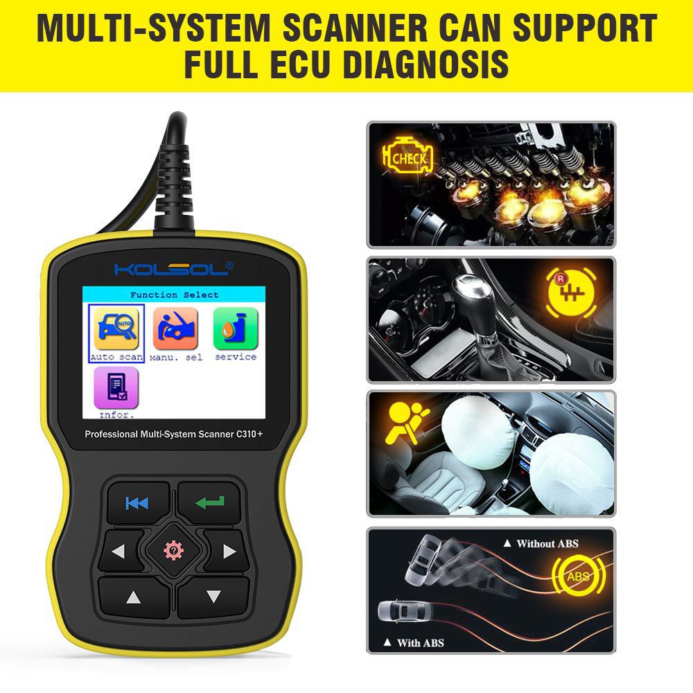 BMW KOSOL C310 общесистемный сканер кода
