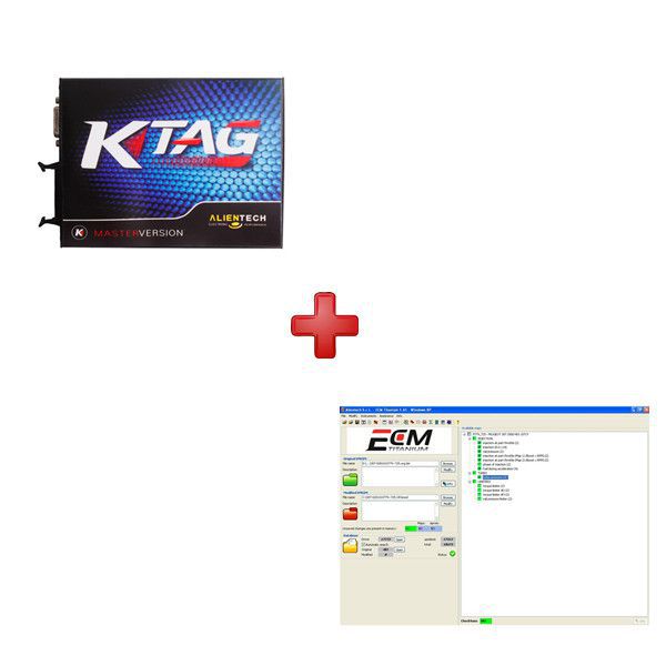 KTAG K - TAG V2.10 Plus ECM титановый сплав V1.61 с приводом 18475
