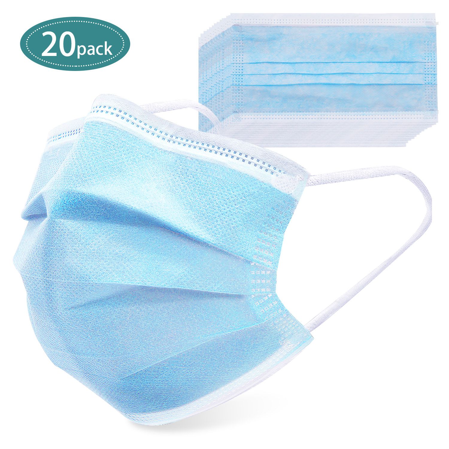одноразовая маска для лечения уха 20 упаковок