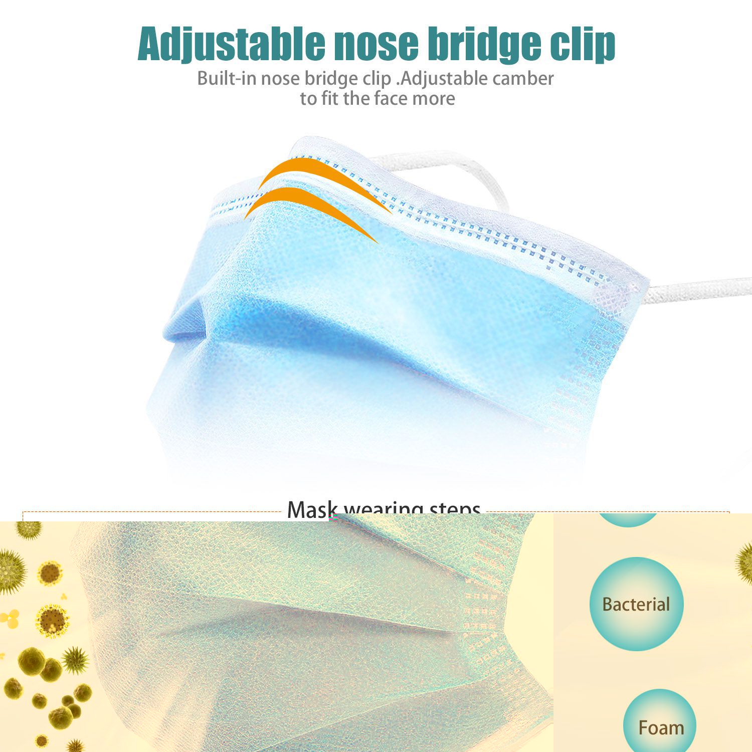 одноразовая маска для лечения уха 20 упаковок