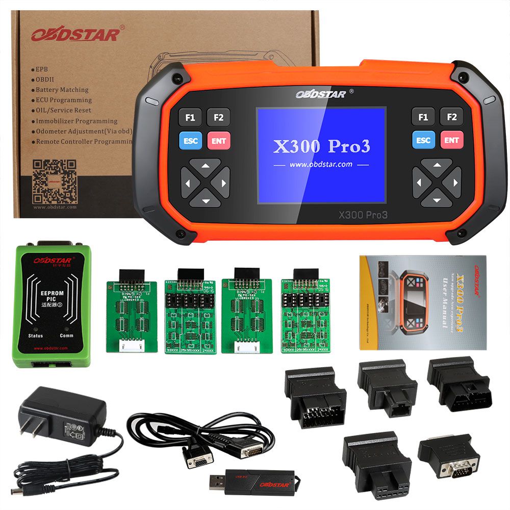 OBDSTAR X300 PRO3 Key Master с иммобилайзером + регулировка одометра + EEPROM / PIC + OBDII