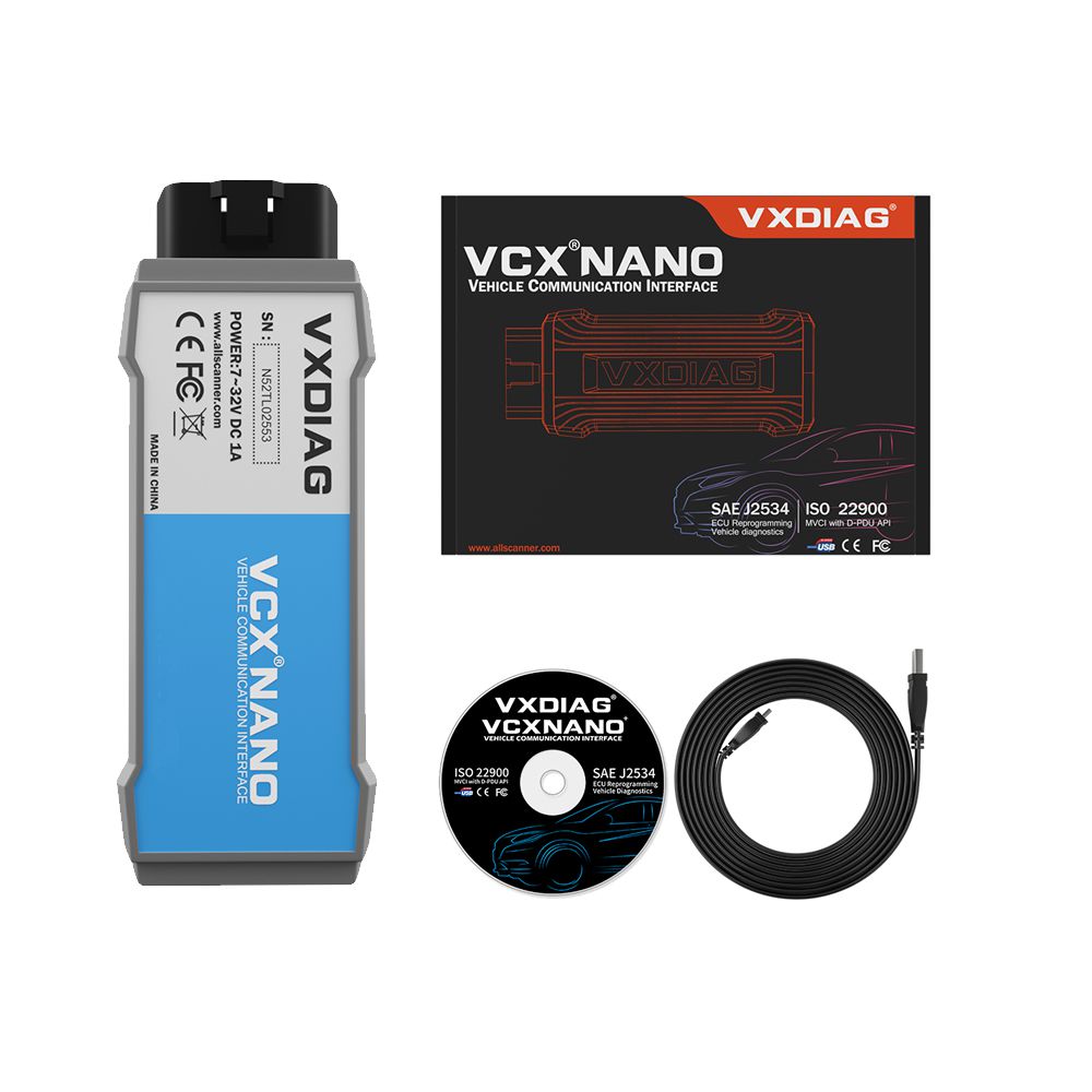 VxdiAG Версия USB Nano TysStudio V14 Toyota совместима с SAE J2534