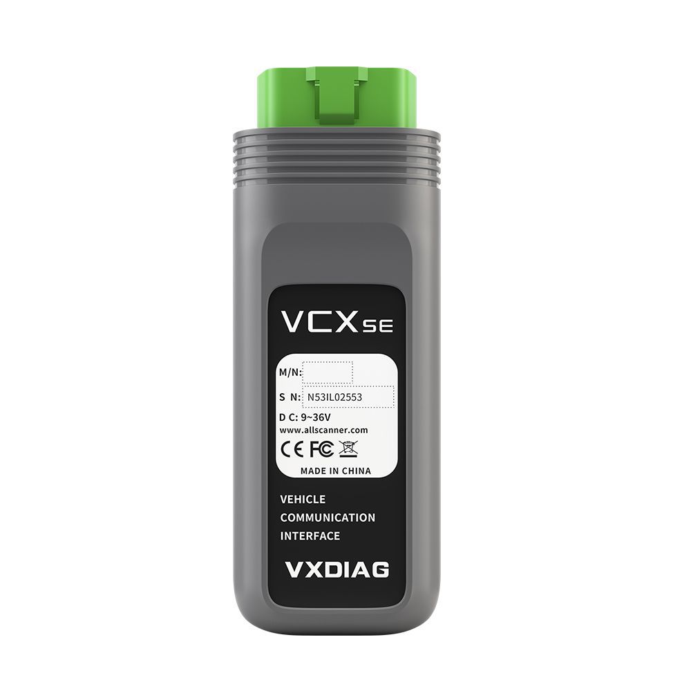 VxdiAG VCX SE соответствует BMW ICOM A2 A3