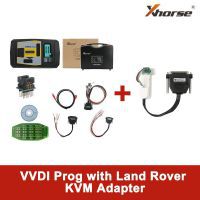 оригинальный программист V4.9.4 Xhorse VVDI PROG с адаптером Land Rover KVM, без сварки