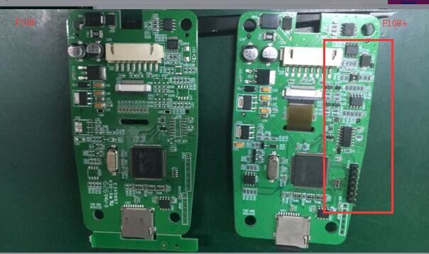F108+ PCB Display