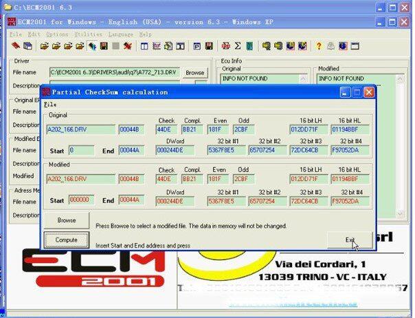 ECM чип настройки 2001 V3.3