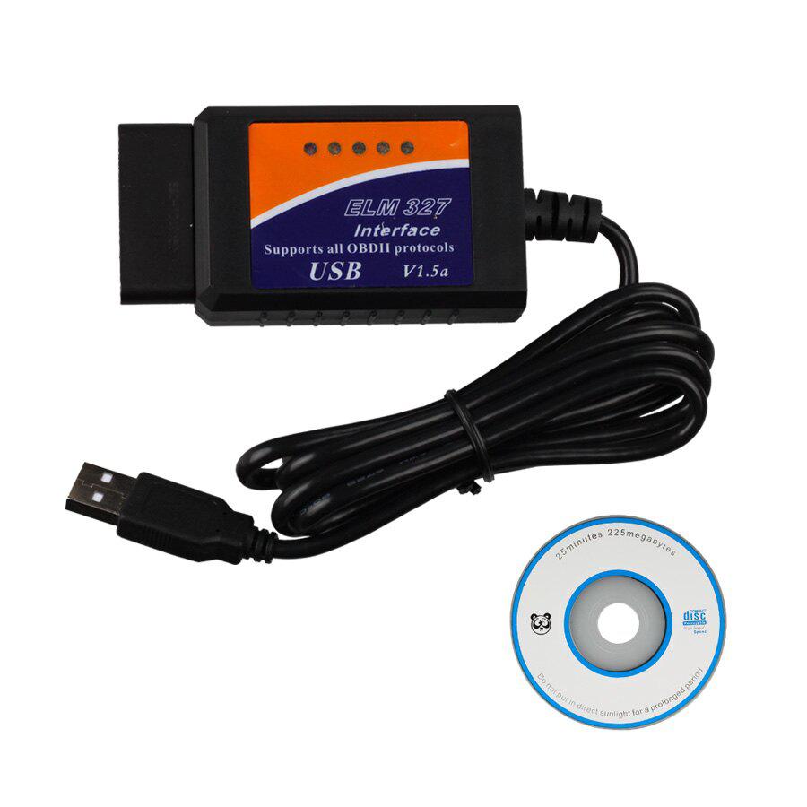 ELM 327 V1.5 пластмассовый Obdii EOBD CAN шинный сканер без микросхемы FT23 2RL