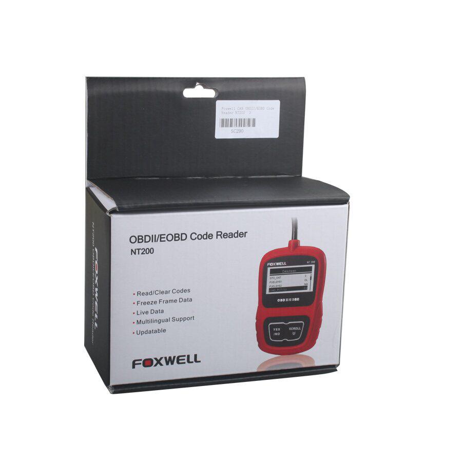 FXWELL CAN OBDII / EOBD - Программа чтения и обновления кода NT200