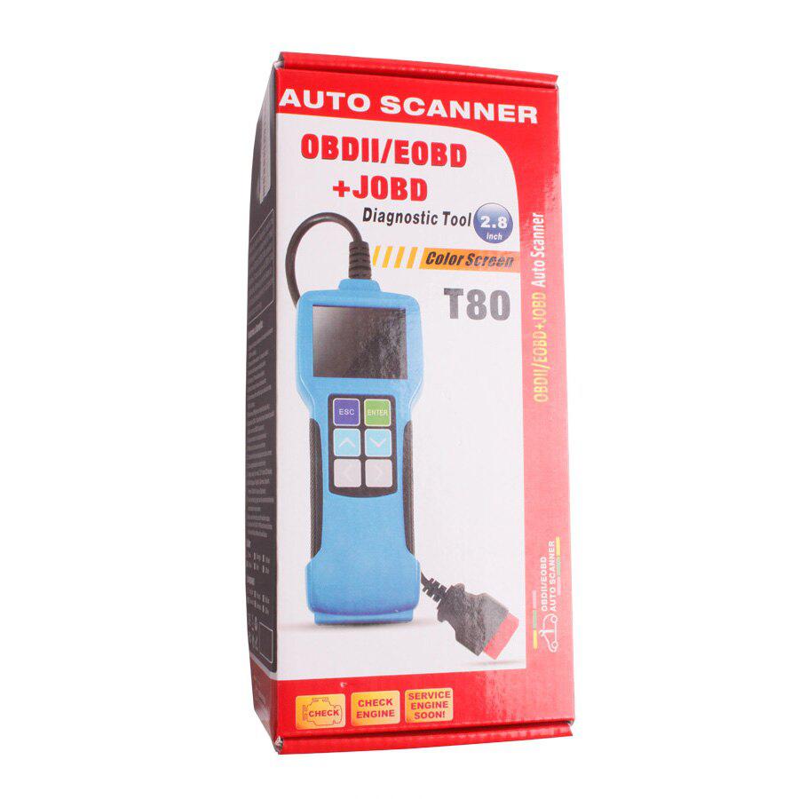 JOBD OBD2 EOBD цветная индикация автопилота T80 для обеспечения более широкого охвата японских автомобилей в рамках соглашения CAN