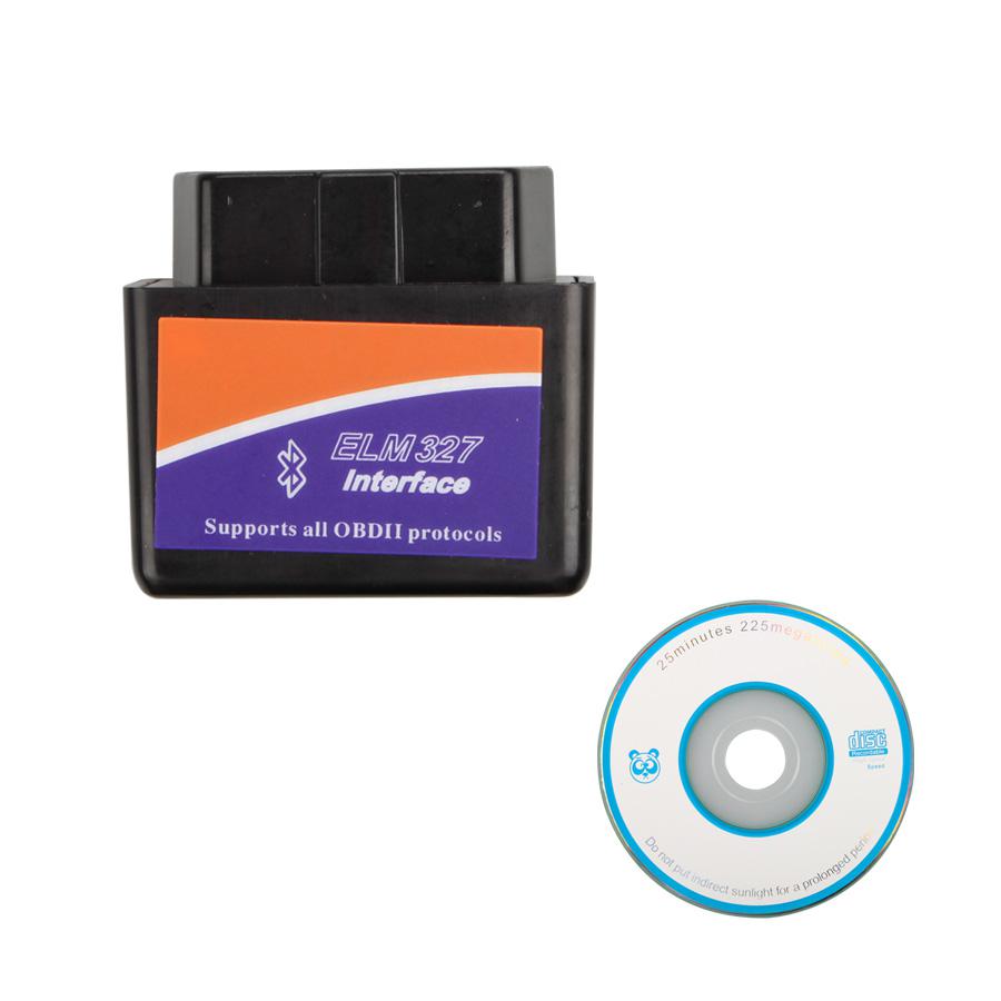 мини элм327 Bluetooth OBD2 (ЧЕРНЫЙ) твердый