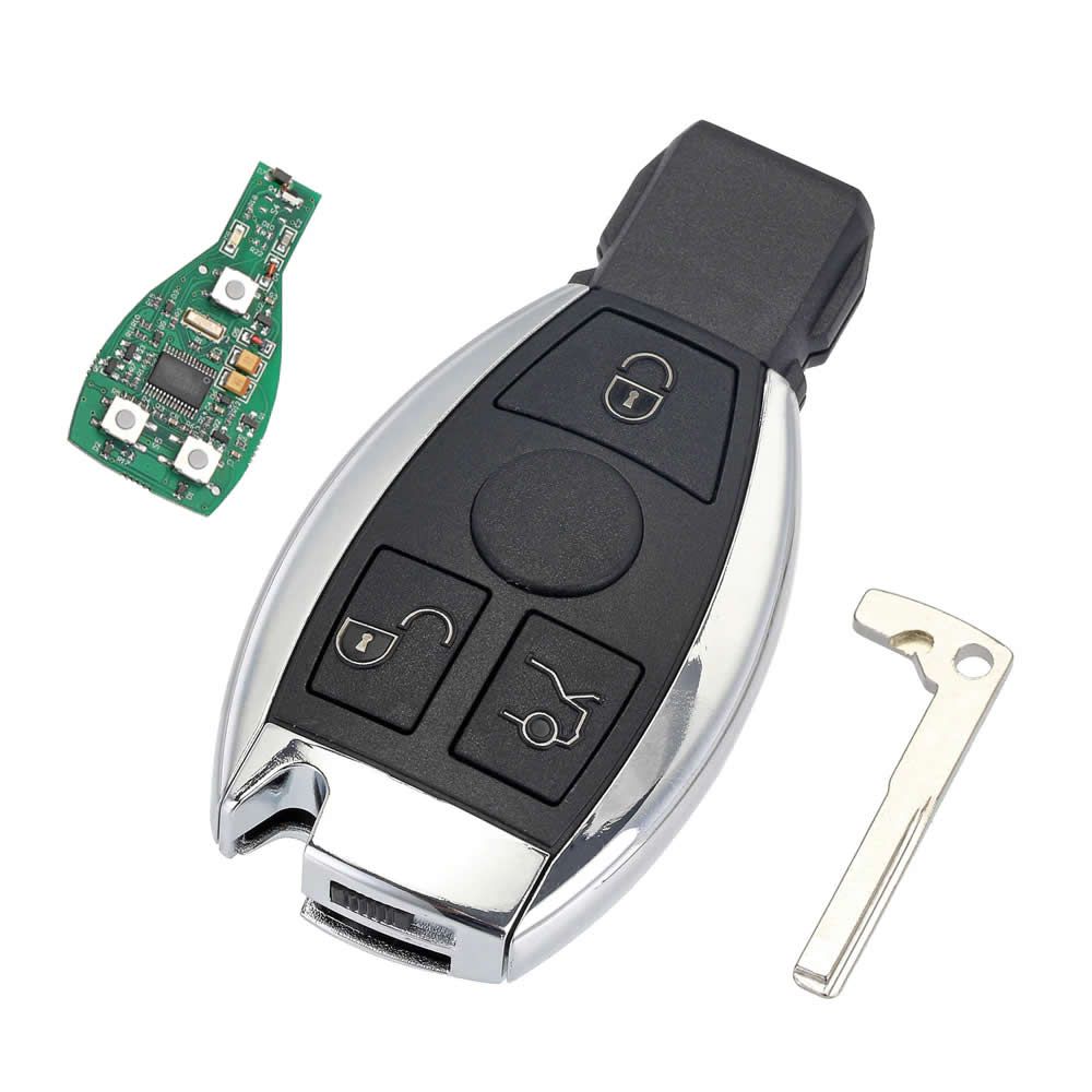 3 кнопка дистанционное управление ключ от автомобиля замена Мерседес - Мерседес 2000 + NEC и BGA контроль 433 МГц