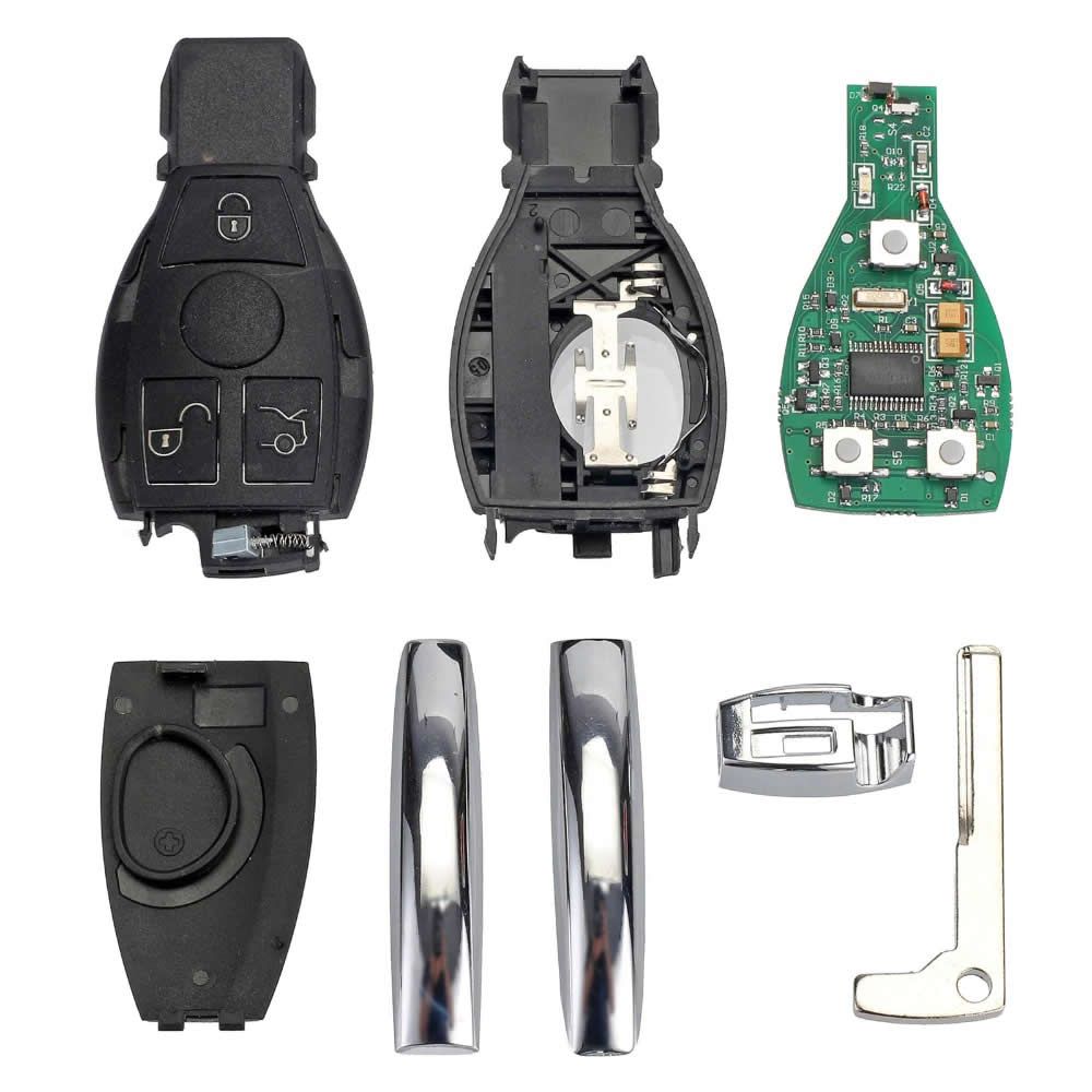 3 кнопка дистанционное управление ключ от автомобиля замена Мерседес - Мерседес 2000 + NEC и BGA контроль 433 МГц