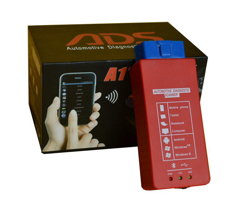 ADS A1 Bluetooth OBDII сканирователь для поддержки работы Android WindowsXP на планшете, ноутбуке и домашнем компьютере