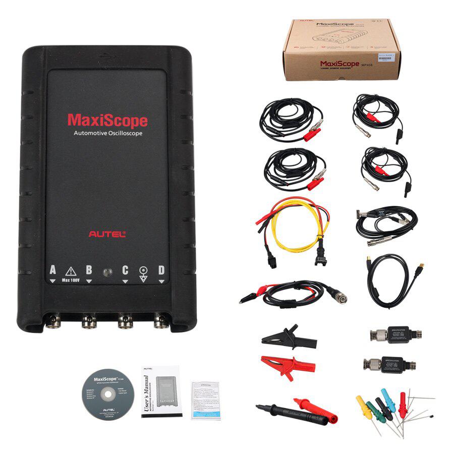 Autel MaxiScope MP408 4-канальный автомобильный осциллограф Базовый комплект Работает с инструментом Maxisys