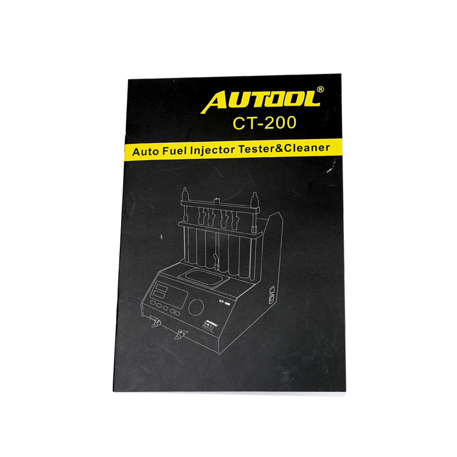 AutoCT200 ультразвуковой топливный инжектор и тестер поддержки 1V / 220V с английской панелью