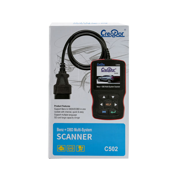 обновление в режиме онлайн C502 Benz и CBDII / EOBD многокомпонентного сканера V102