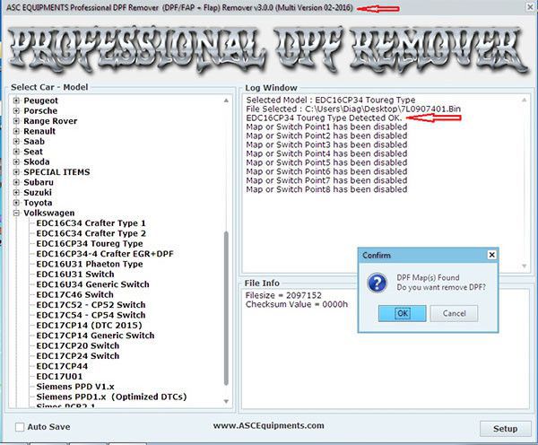 Professional DPF + EGR Remover 3.0 тепловой пусковой клапан Lambda O2 DTC 2