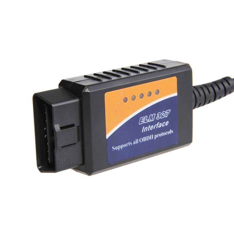 ELM327 V2.1 сканер программное обеспечение USB пластик и FT32RL чип