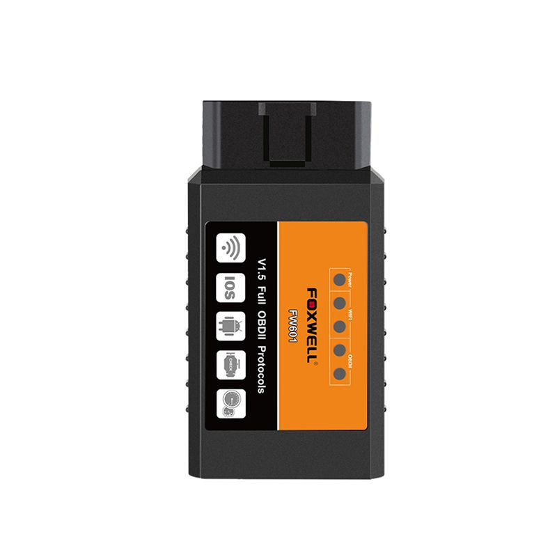 FXWELL FW601 General OBD2 WiFi ELM327 V 1.5 screr 1.5 for Android and iPhone IOS Automatic OBD2 ODB II ELM 327 V1.5 Wi - Fi ODB2