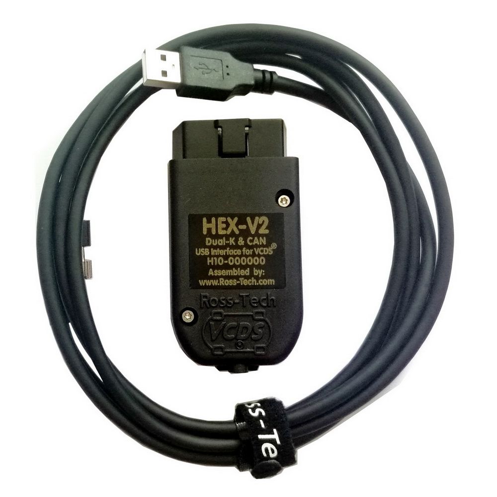 HEX-V2 HEX V2 Dual K & CAN USB VAG Автомобильный диагностический интерфейс с VCDS V19.6 для VW Audi Seat Skoda