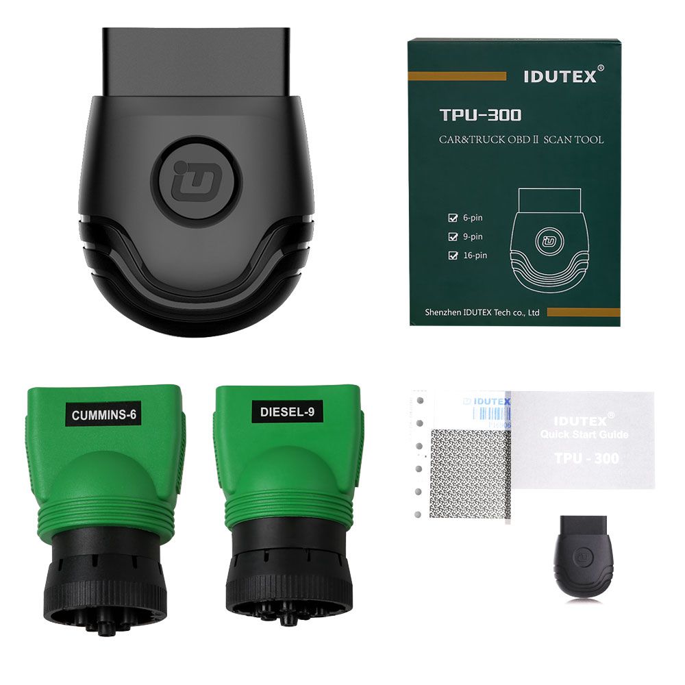 IDUTEX TPU300 Сканер легковых и грузовых автомобилей OBD2
