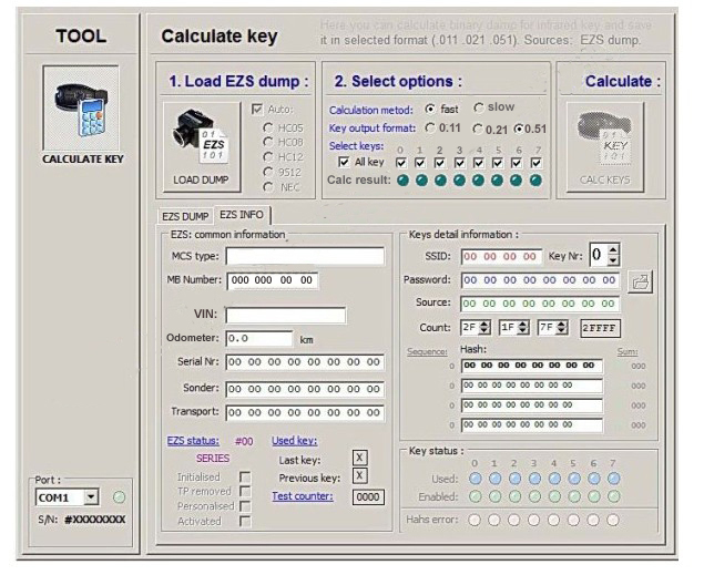 генератор MB - ключей для сброса из вычислителя EIS SKC V1. 0. 1. 2