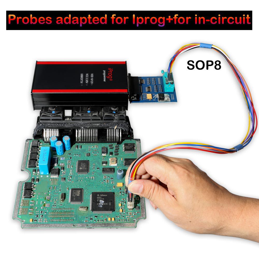 адаптер - зонд для работы в ECU с программой IPROG + и Xprog