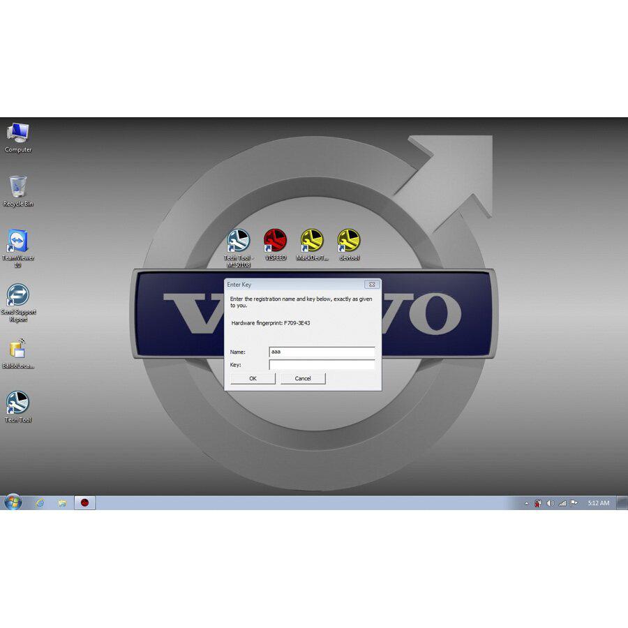 Volvo 888090300 VOcom интерфейс PTT 2.03.20 предварительно установлен на 500 GB новый SATA жесткий диск