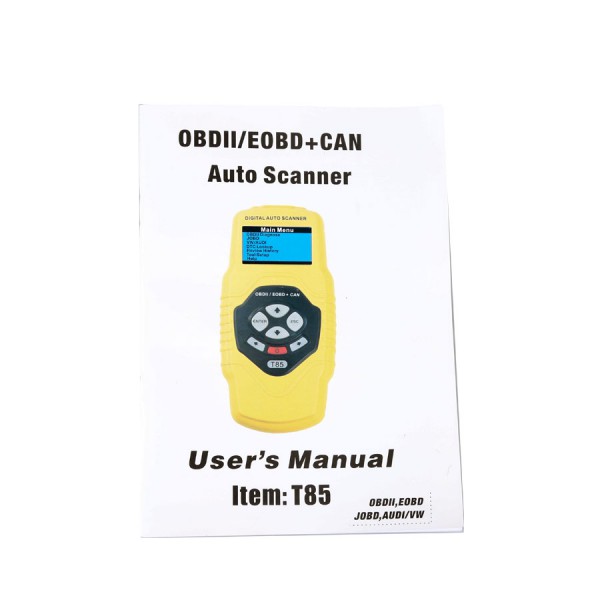 автоматический сканер QuxLykkes T85 OBDI / EOBD / JOBD на автомобилях Audi / VW и Japan
