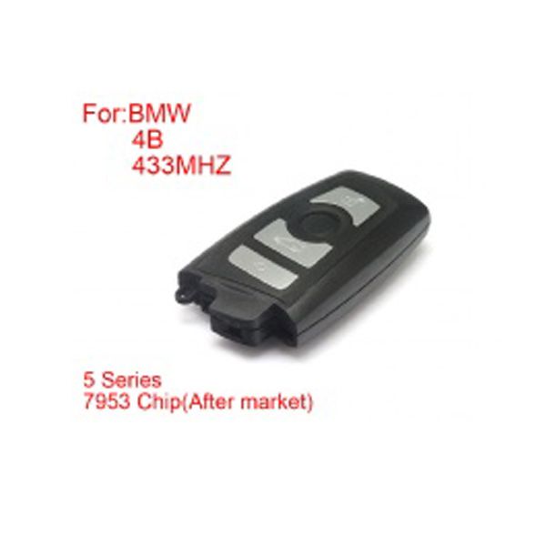 клавиша дистанционного управления 4 кнопка 433 МГц 7953 чип серебряная сторона BMW CAS4F платформа 5 серия