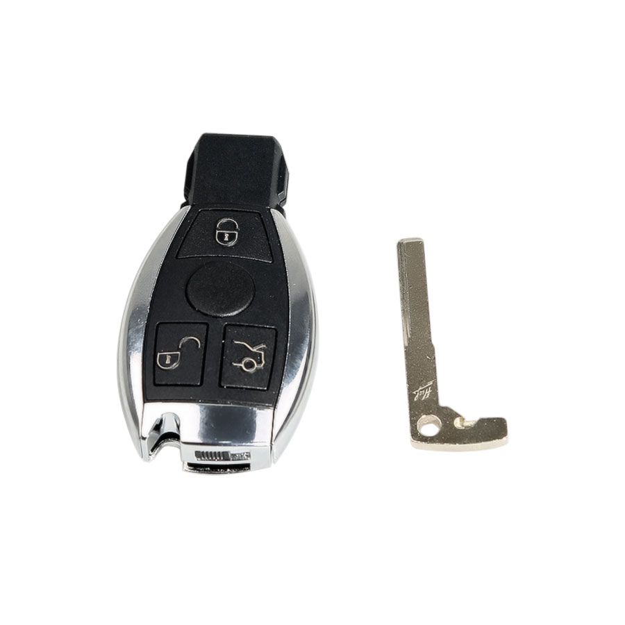 3 кнопки в оболочке интеллектуального ключа, Mercedes - Benz и VVDI - сборка клавиш