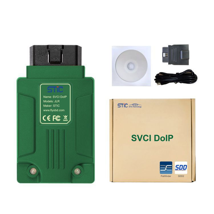 диагностический инструмент SVCI DoIP JLR с PATFINDER и JLR SDD V157, применимый к Jaguar Land Rover, 2005 - 2019, с функциями сетевого программирования