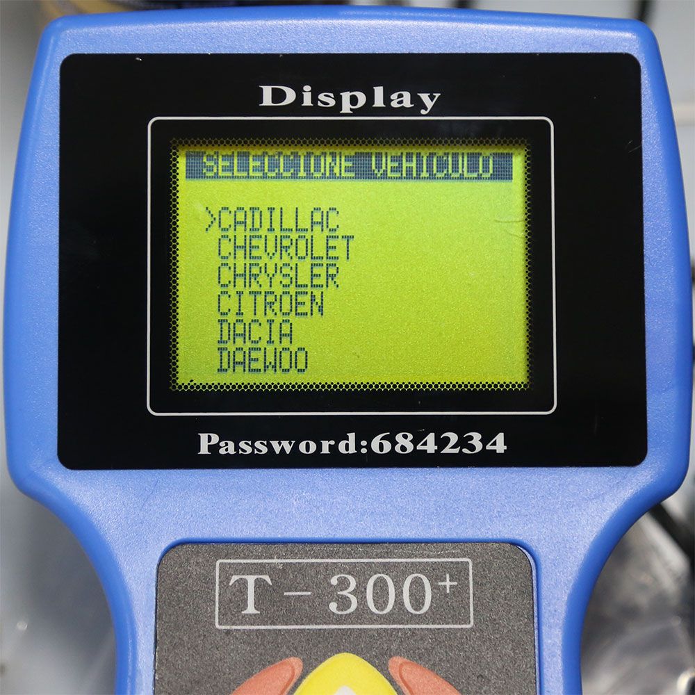 T300 ключ программист испанский синий 2016 v16.8