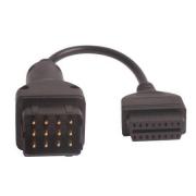 Renault 12 Pin to OBD2 Female Connector Adapter