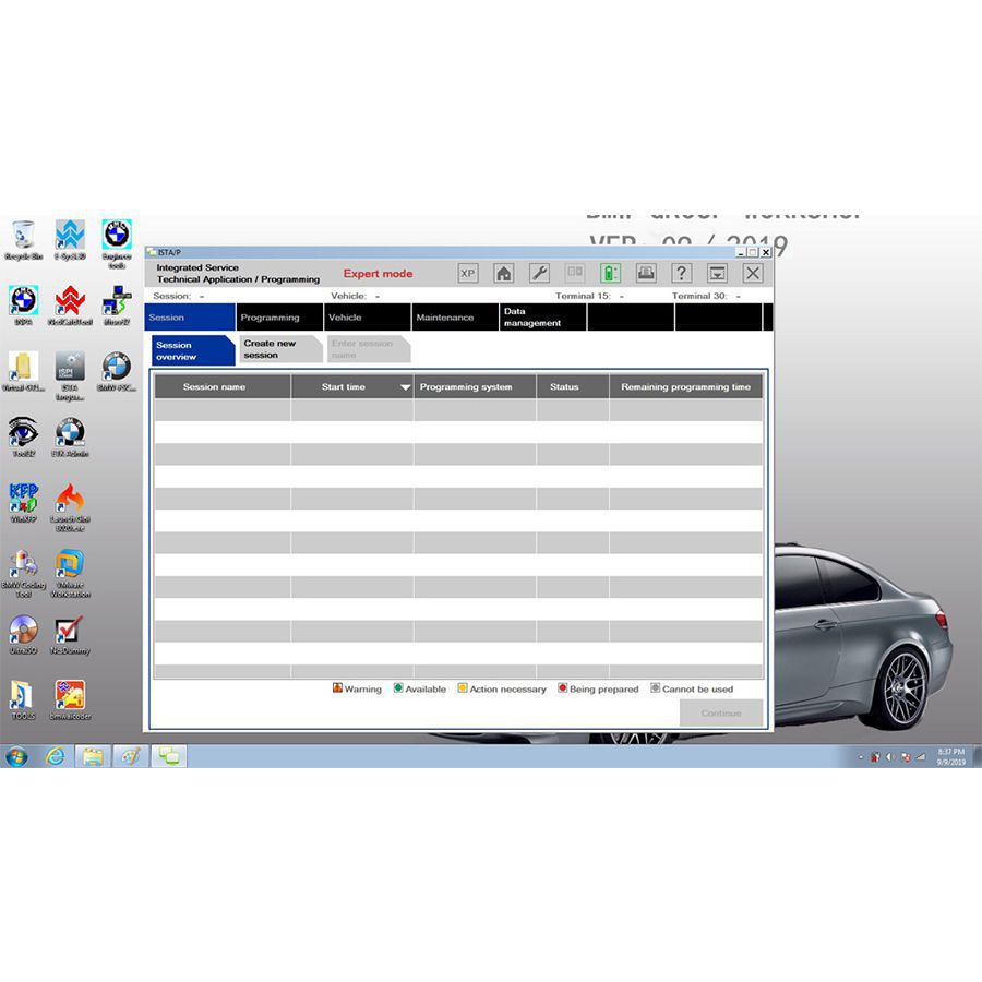V2019.9 программное обеспечение BMW ICOM SSD 500G диагностическая система программирования с помощью Insta - D 4.19.12 и Insta - P 4.19.13