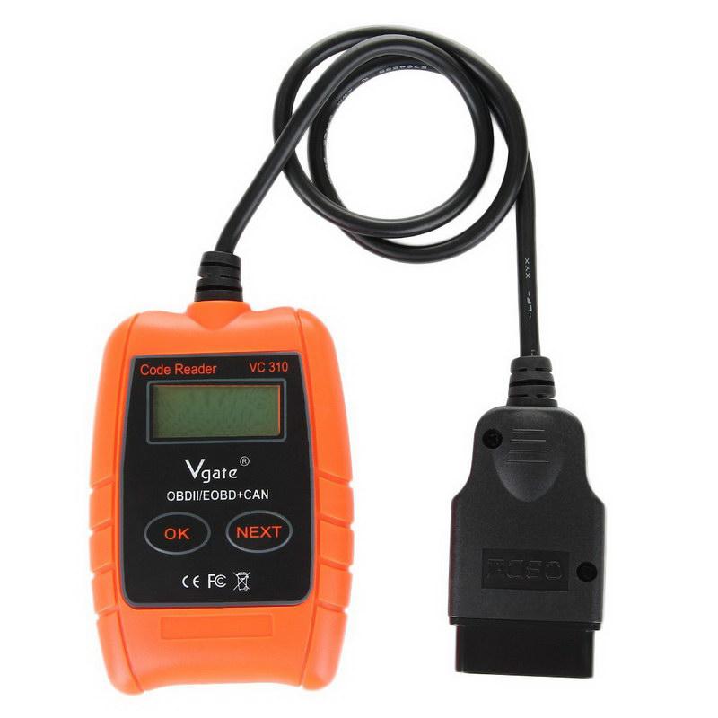 VC310 OBD2 OBDII EOBD автоматическое сканирующее устройство считывания кода и диагностические средства для очистки автомобилей