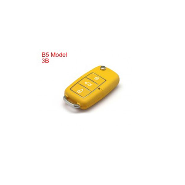 Volkswagen B5 5 тип 5PCS / PLUT дистанционный ключ 3 гидроизоляция (лимонный желтый) кнопка