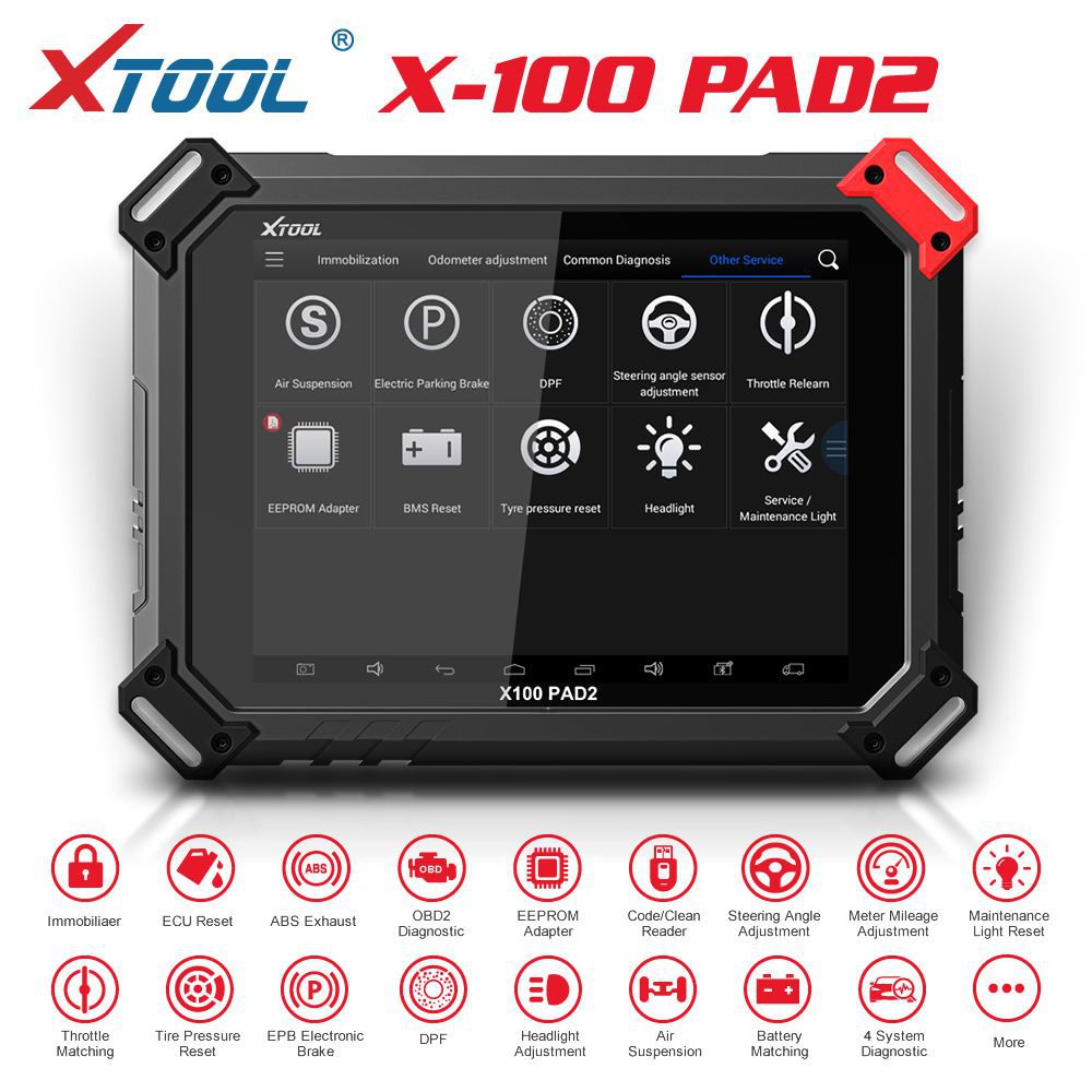 Полное программирование ключа XTooX100 X - 100 PAD2 PRO для всех