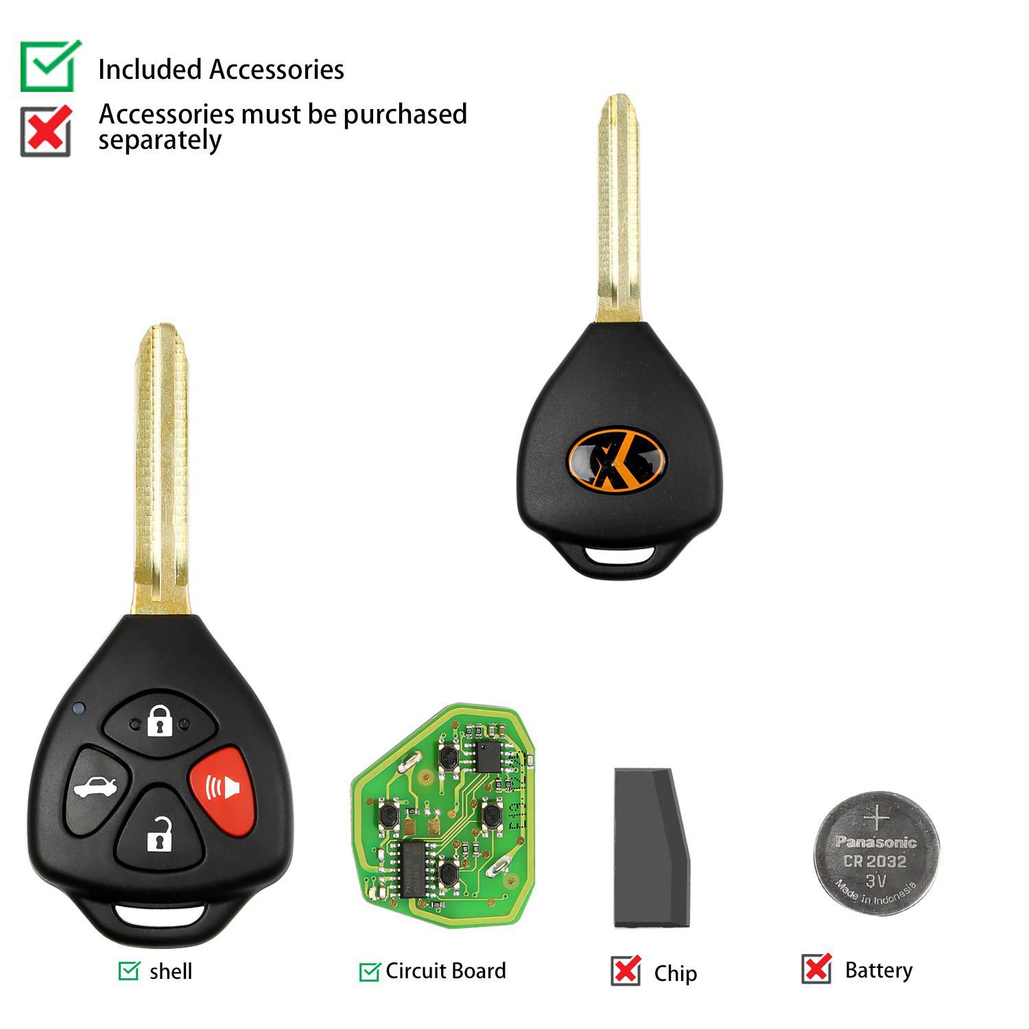 Xhorse XKTO02EN кабель универсальный ключ