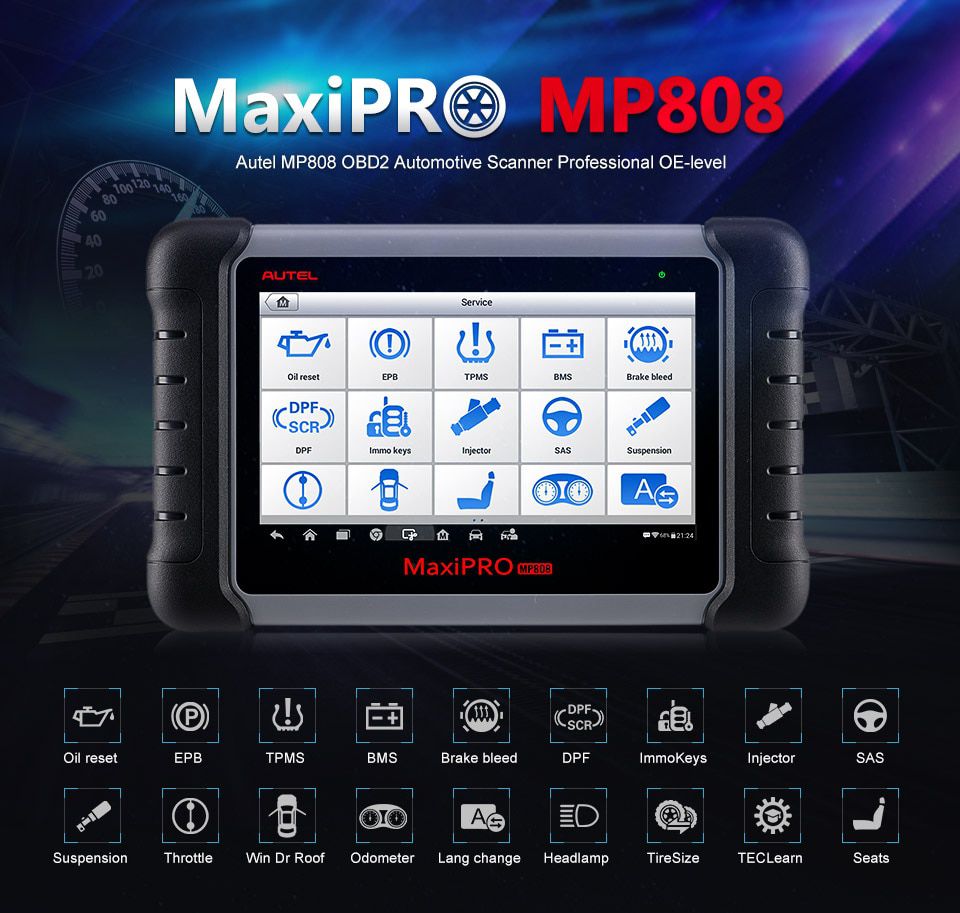 программа диагностики AutoMaXPro MP808