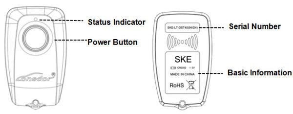 эмулятор интеллектуальных ключей SKE - LT для редактора ключей Lonsdor K518ISE -