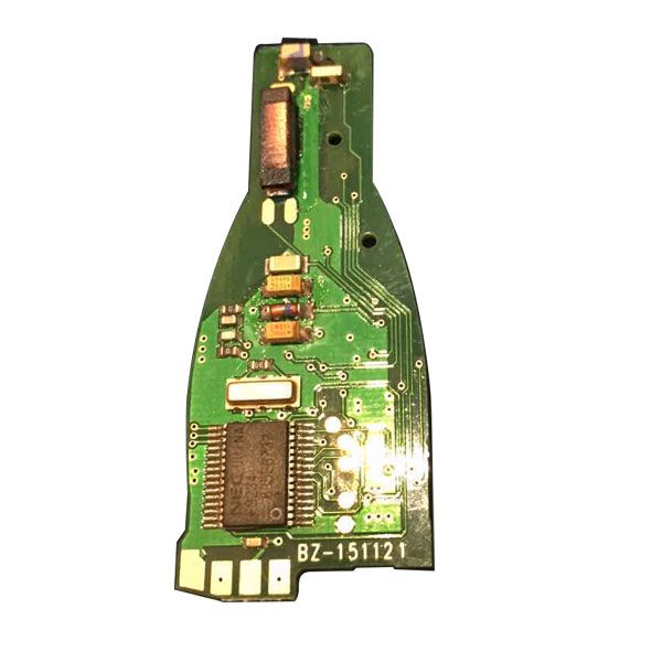 кнопка интеллектуальный ключ 3 кнопка 433 МГц Mercedes (2005 - 2008) и две батарейки PCB 2